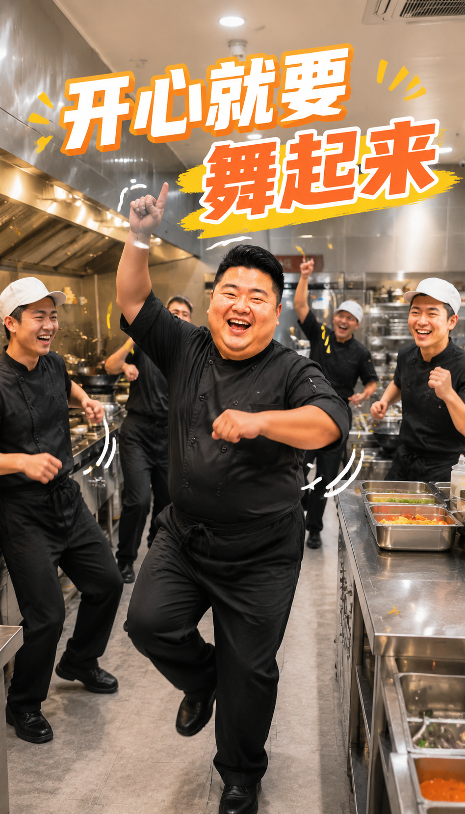 餐厅卡点舞1镜1W赞