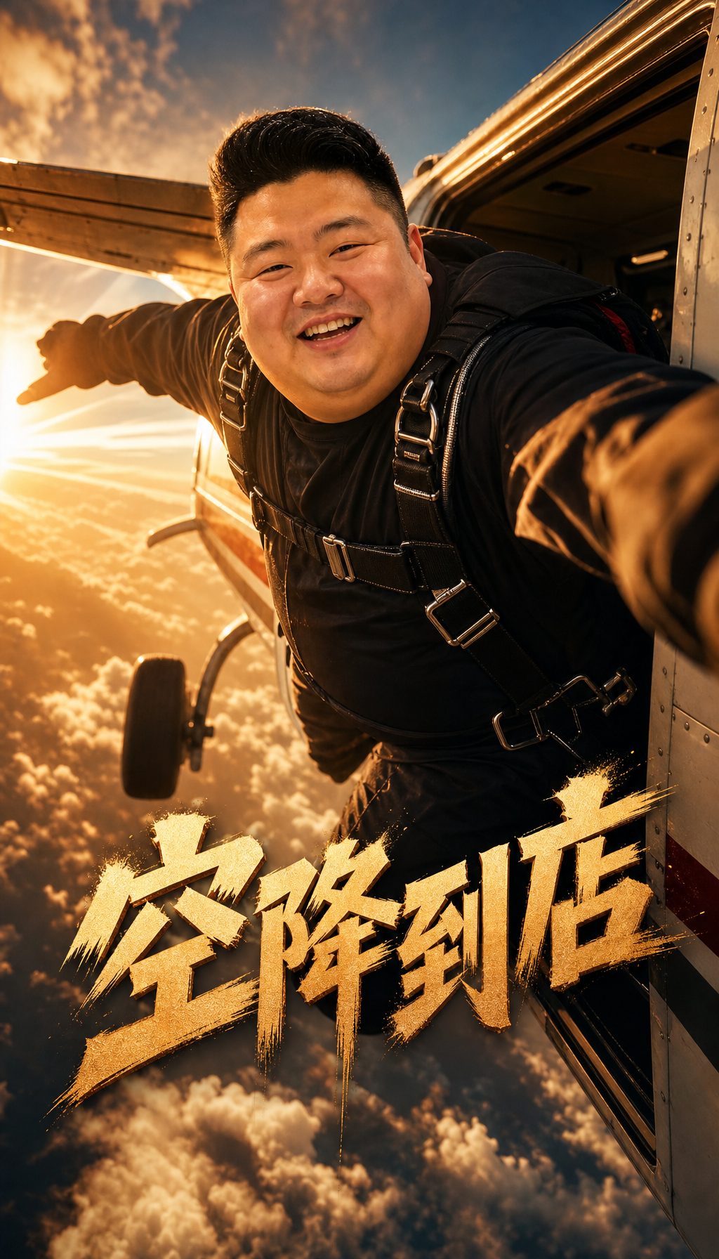炸裂空降创意引流模板