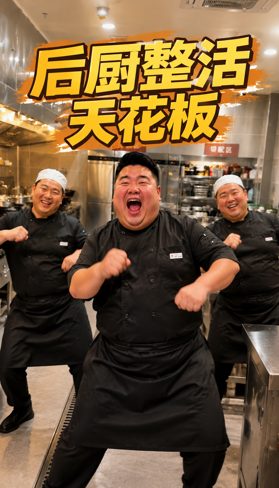 后厨蹦迪整活