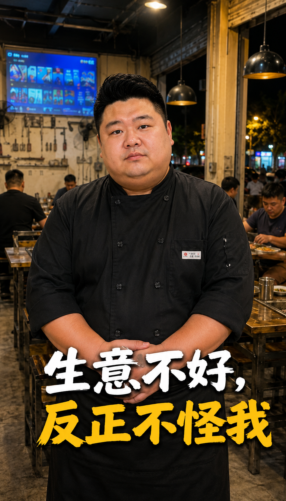 开店甩锅段子模板