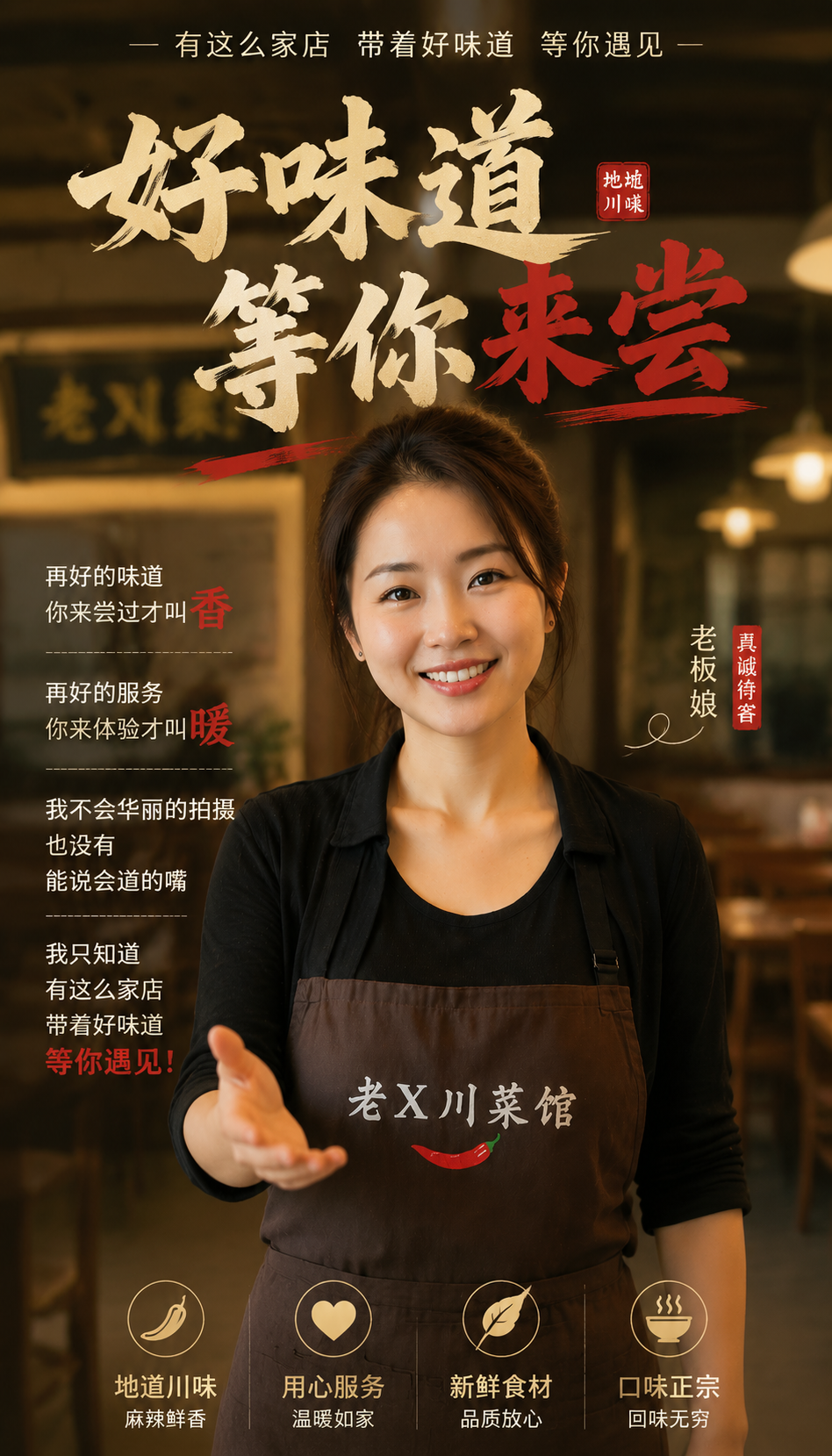 餐饮真诚宣言·好味道等你遇见